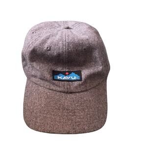 Kavu Men’s Grey Strap Back Brim Cotton Adjustable Hat
